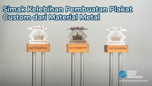 Simak Kelebihan Pembuatan Plakat Custom dari Material Metal