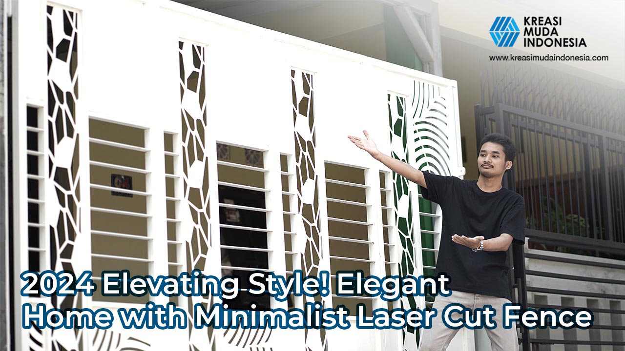 2024 Elevating Style! Elegant Home with Minimalist Laser Cut Fence