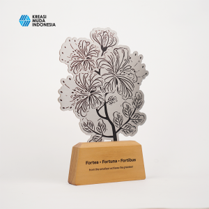 PlakatLogamMotifBunga KMI Plakat Logam Motif Bunga