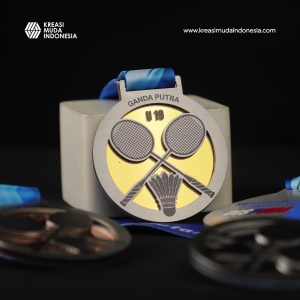 Medali Kejuaraan Bulutangkis Kaltara KMI Medali Kejuaraan Bulutangkis Kaltara