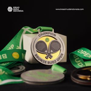 Medali Padel Bronze Budz Open KMI Medali Padel Bronze Budz Open