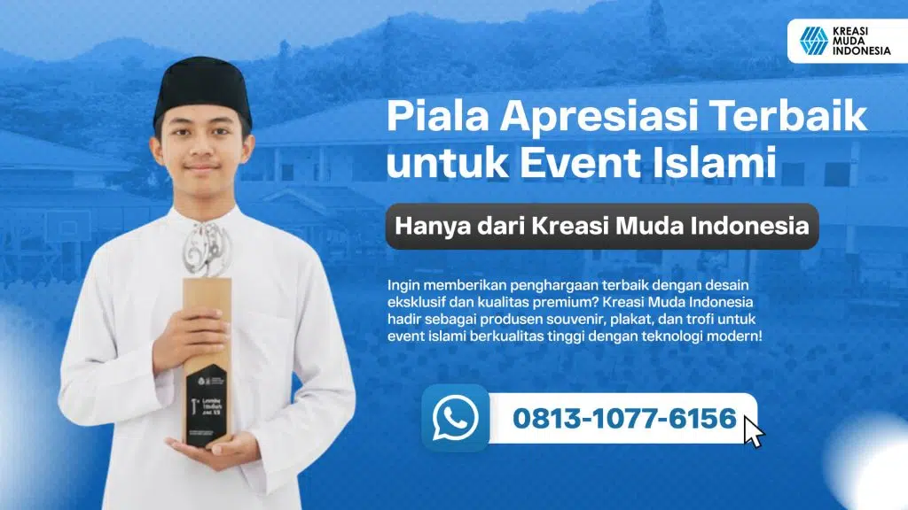 rekomendasi plakat wisuda tahfidz KMI poin penting lomba MTQ