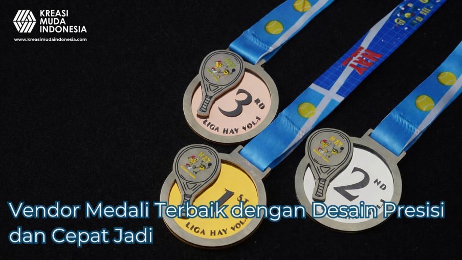Vendor Medali Terbaik dengan Desain Presisi dan Cepat Jadi